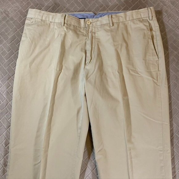 Polo Ralph Lauren Mens 38 Khaki Dress Pants Beige Classic Fit Straight Prep Golf - Picture 2 of 11
